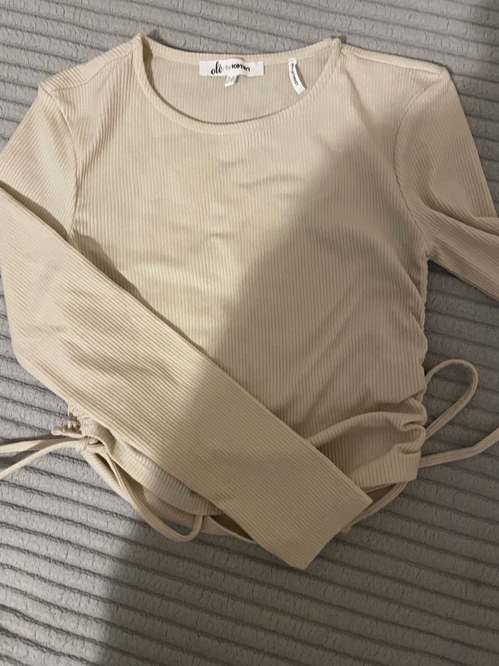 Bej uzun kollu - Görsel 3