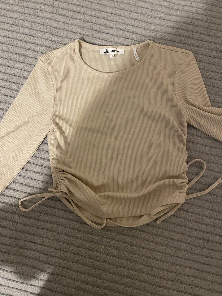 Bej uzun kollu - Görsel 2