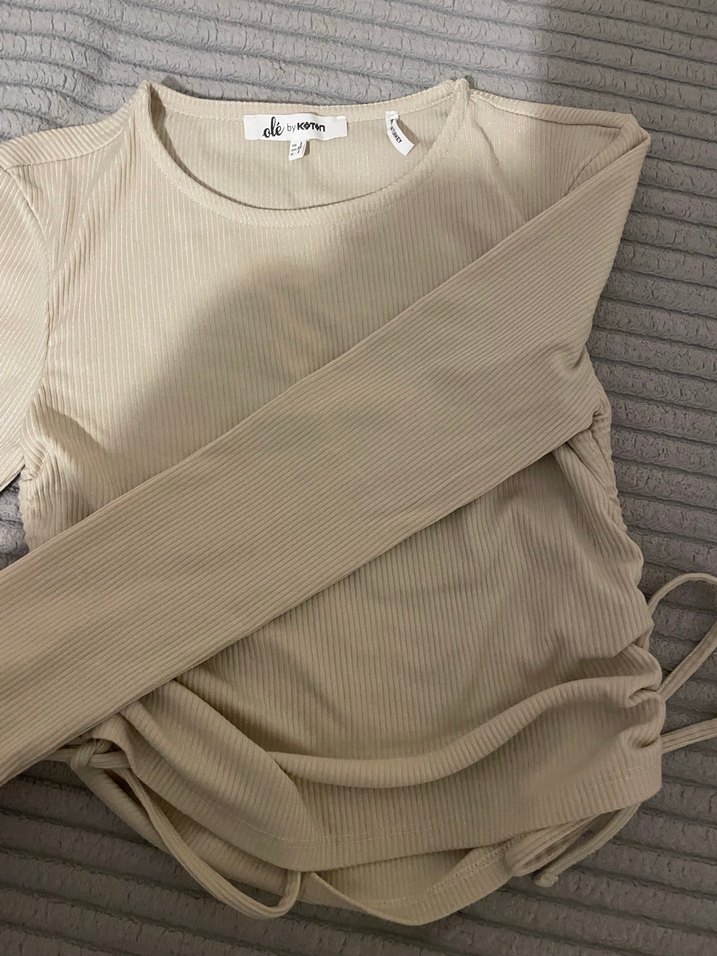 Bej uzun kollu - Görsel 4