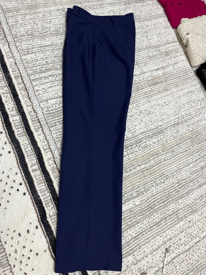 Kadın Lacivert Kumaş Pantolon - Görsel 3