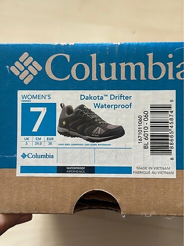 38 Beden Columbia waterproof ayakkabı