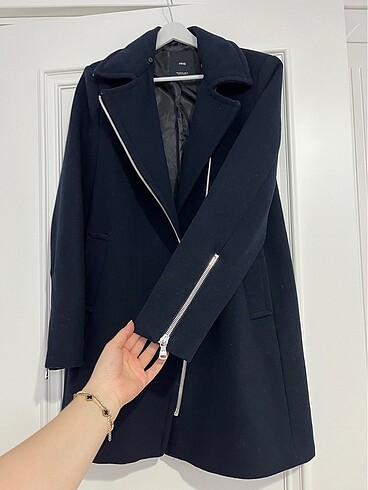 Mango lacivert kaban - Görsel 4