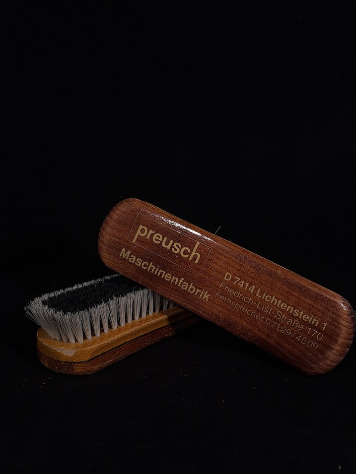Parlak Kahverengi Ahşap kıyafet Fırçası - Görsel 5