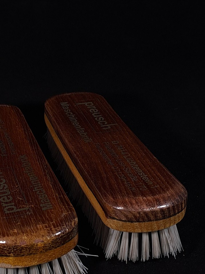 Parlak Kahverengi Ahşap kıyafet Fırçası - Görsel 3