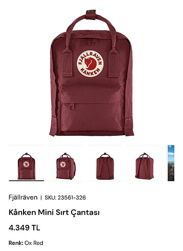 Kanken Mini Sırt Çantası