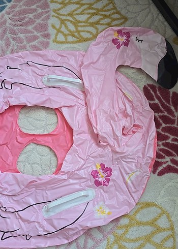 Pembe Flamingo şişme