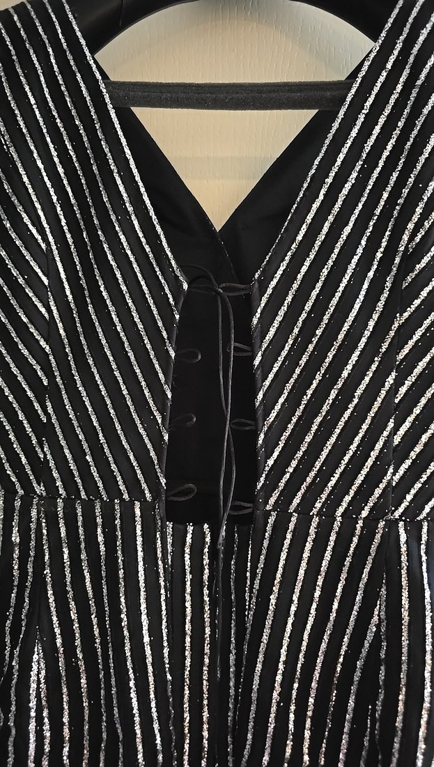 simli siyah abiye - Görsel 3