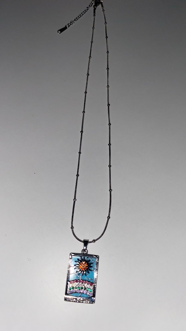 Bohem Uzun Zincirli Çok Renkli Kolye - Görsel 2