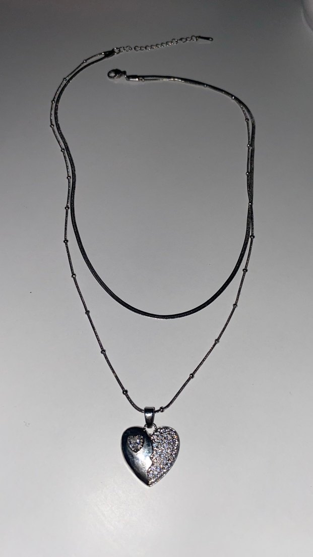 Yılan Desenli Siyah Gotik Mini Kolye - Görsel 2