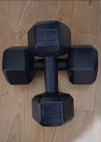  5 + 5 kg Siyah Dambıl