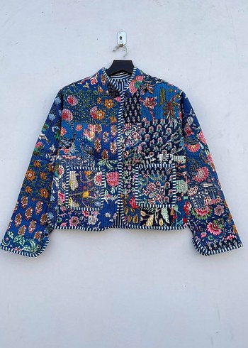 Mavi Patchwork Ceket