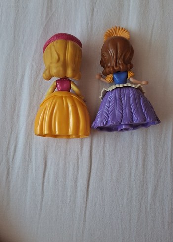 Renkli Sarı ve Mor Prenses Bebekler - Görsel 2