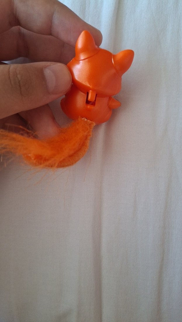 Turuncu Renkli Sevimli Figür Oyuncak - Görsel 2