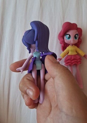 Pastel Renkli İki adet figür - Görsel 2