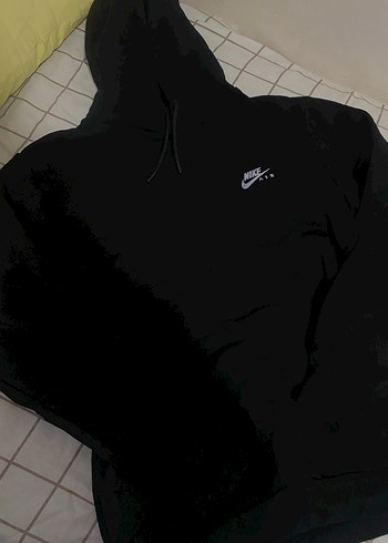 Nike Siyah Kapüşonlu E Sweatshirt