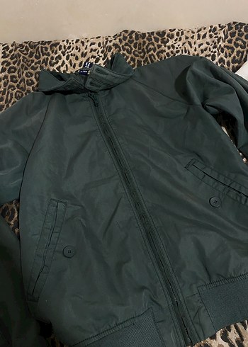 Yeşil Fermuarlı H&M