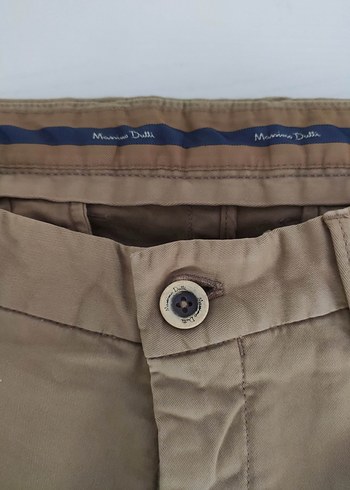 42 Beden Bej Regular Fit Erkek Kemerli Pantolon