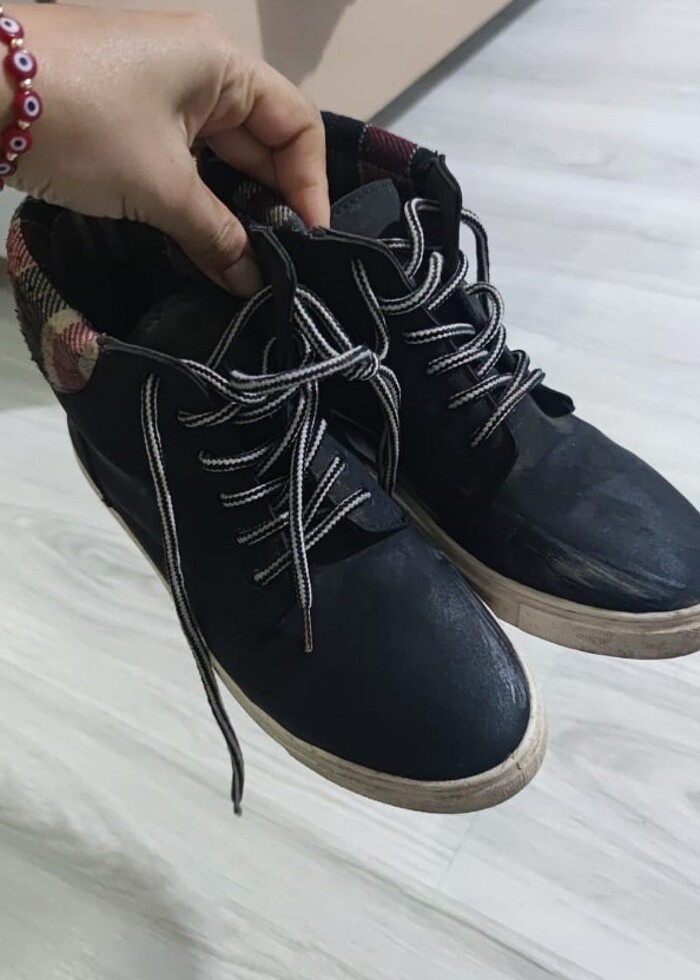 Kadın lacivert bot - Görsel 2