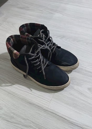 Lacivert Süet Kadın Spor Ayakkabı - Görsel 7