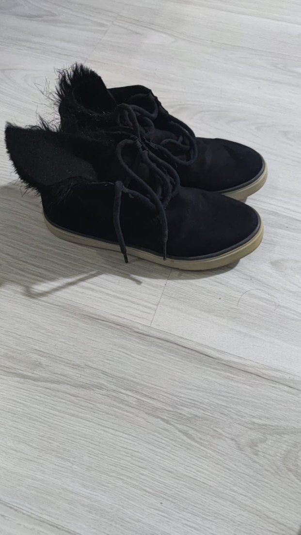 Lacivert Süet Kadın Spor Ayakkabı - Görsel 3