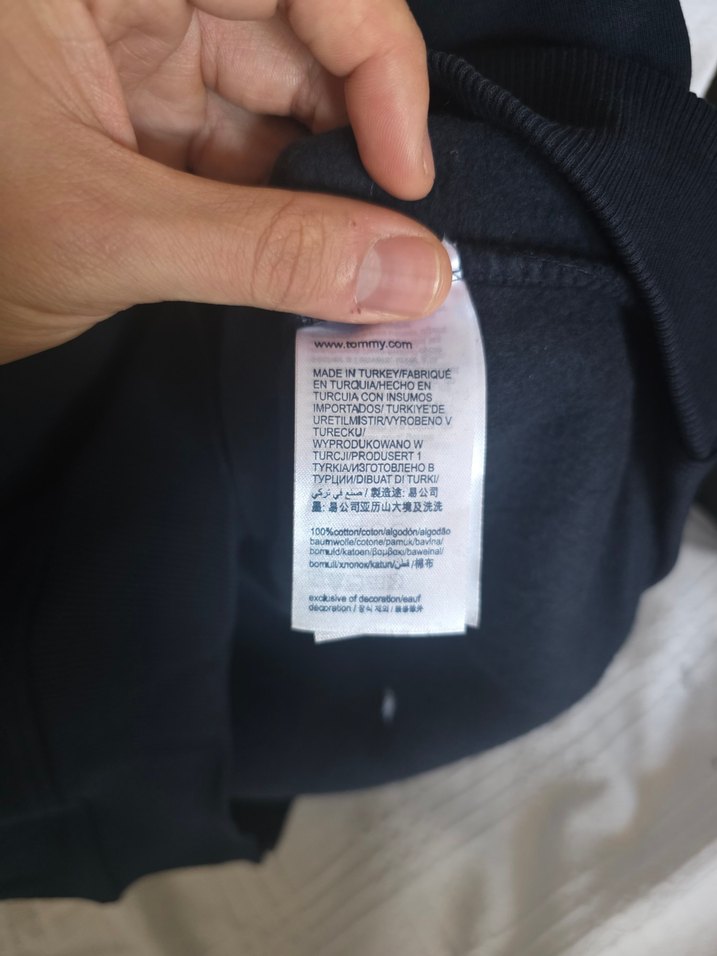 Orijinal Tommy Jeans Siyah Baskılı Kadın Sweatshirt - Görsel 3