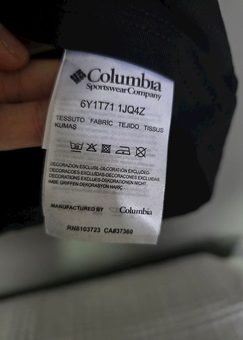 Orijinal Columbia Siyah Pamuklu Erkek Tişört - Görsel 4