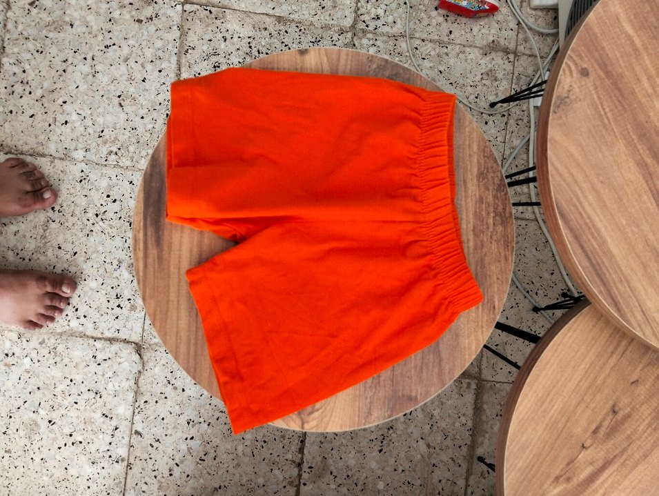 Renkli Baskılı Turuncu Çocuk takım - Görsel 2