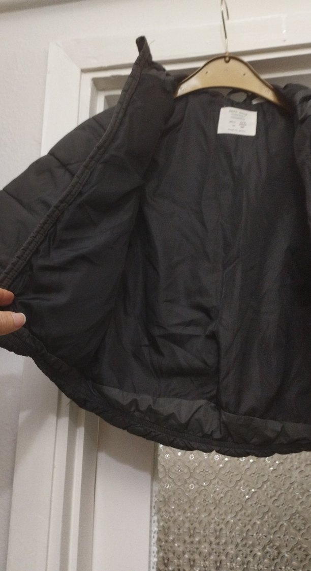 Gri Erkek Çocuk Fermuarlı Mont - Görsel 5