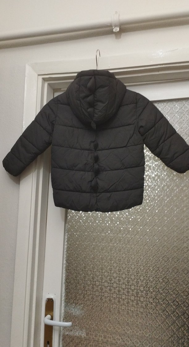 Gri Erkek Çocuk Fermuarlı Mont - Görsel 2