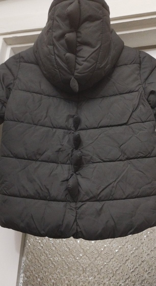 Gri Erkek Çocuk Fermuarlı Mont - Görsel 4