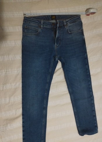 32 Beden Erkek Mavi Denim Normal Boy Likralı Kot Pantolon