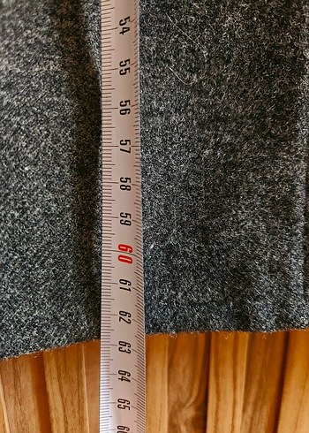 Kaşe Vintage Retro Kışlık Midi Etek - Görsel 5