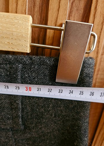 Kaşe Vintage Retro Kışlık Midi Etek - Görsel 4