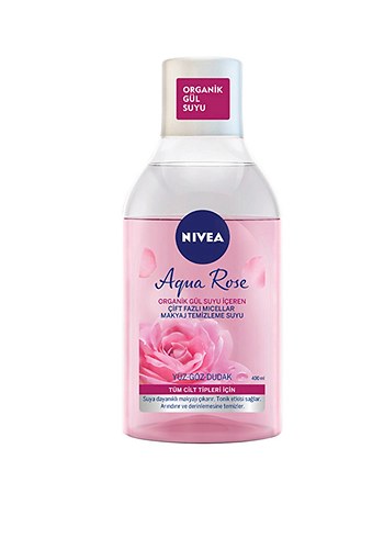 Nivea Aqua Rose Organik Gül Suyu Makyaj Temizleme Suyu 400 ml