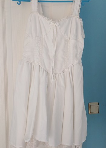 Beyaz Midi Hemşire Korsesi - Görsel 7