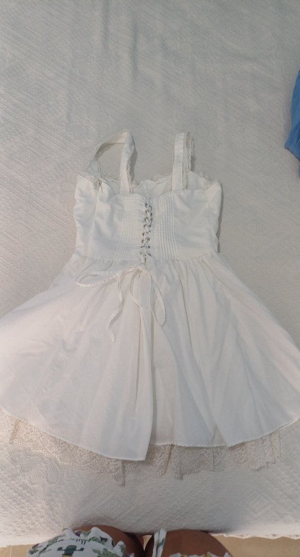 Beyaz Midi Hemşire Korsesi - Görsel 2