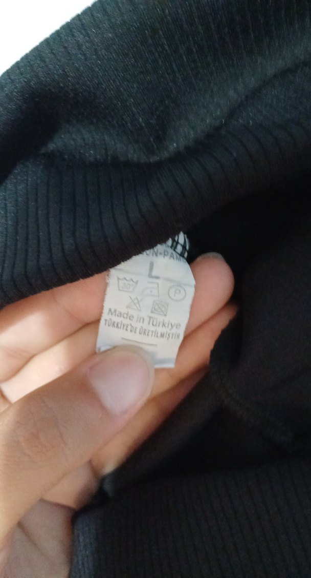 Siyah Midi Spor Tayt - Görsel 3