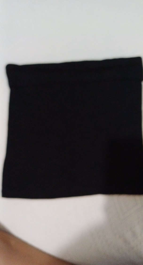 Kemerli Siyah Mini Etek - Görsel 2