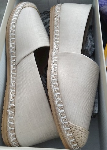 Bambi Bej Espadril Ayakkabı - 40 Numara - Sıfır Etiketli - Görsel 4
