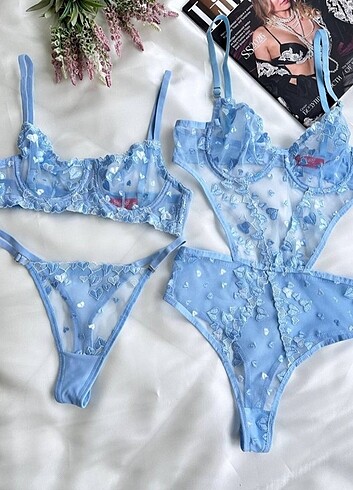 diğer Beden mavi Renk Bodysuit