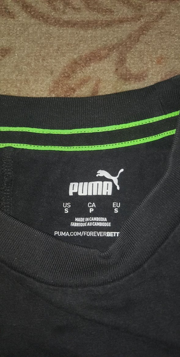 Puma Siyah Mercedes AMG tişört - Görsel 2