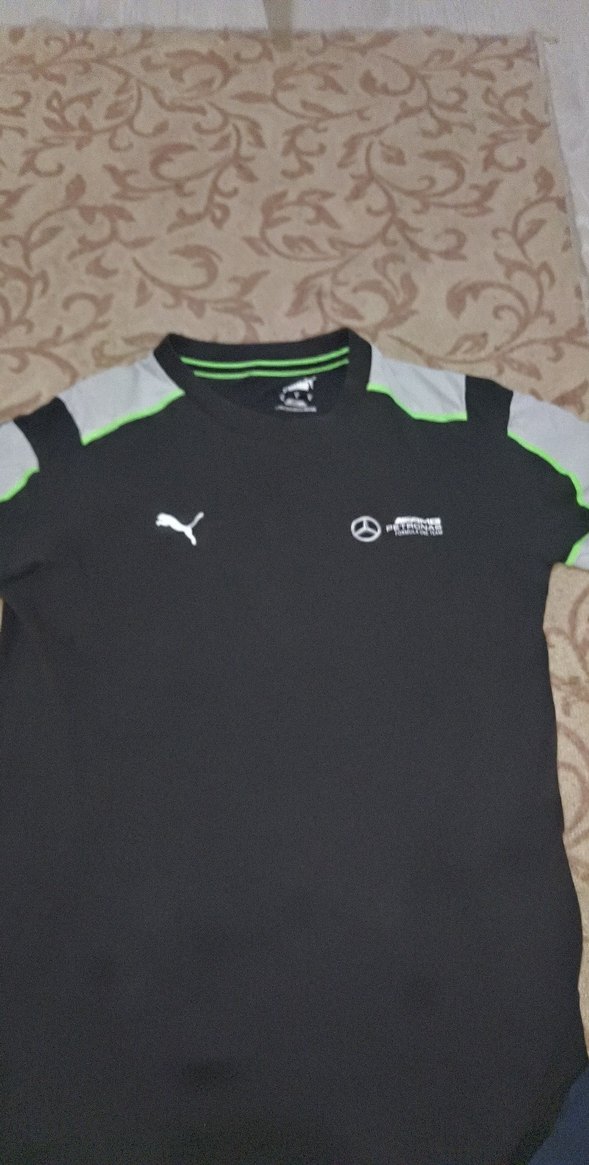 Puma Siyah Mercedes AMG tişört - Görsel 3