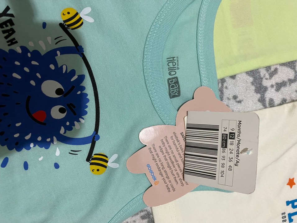 Çocuk Baskılı Renkli Atletler - Görsel 2