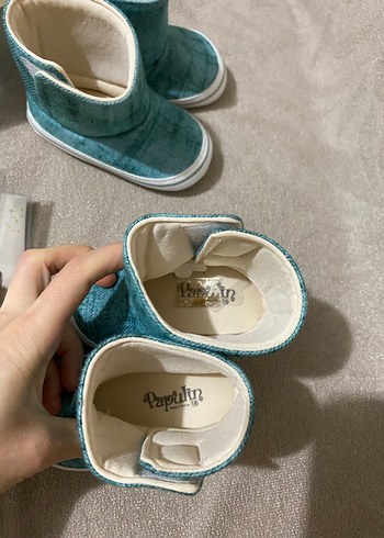 Turkuaz Erkek Bebek Botları ılk adım ayakkabısı - Görsel 5