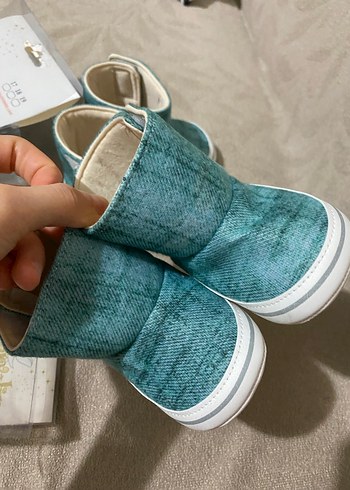 Turkuaz Erkek Bebek Botları ılk adım ayakkabısı - Görsel 2