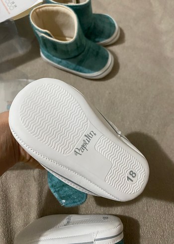 Turkuaz Erkek Bebek Botları ılk adım ayakkabısı - Görsel 3