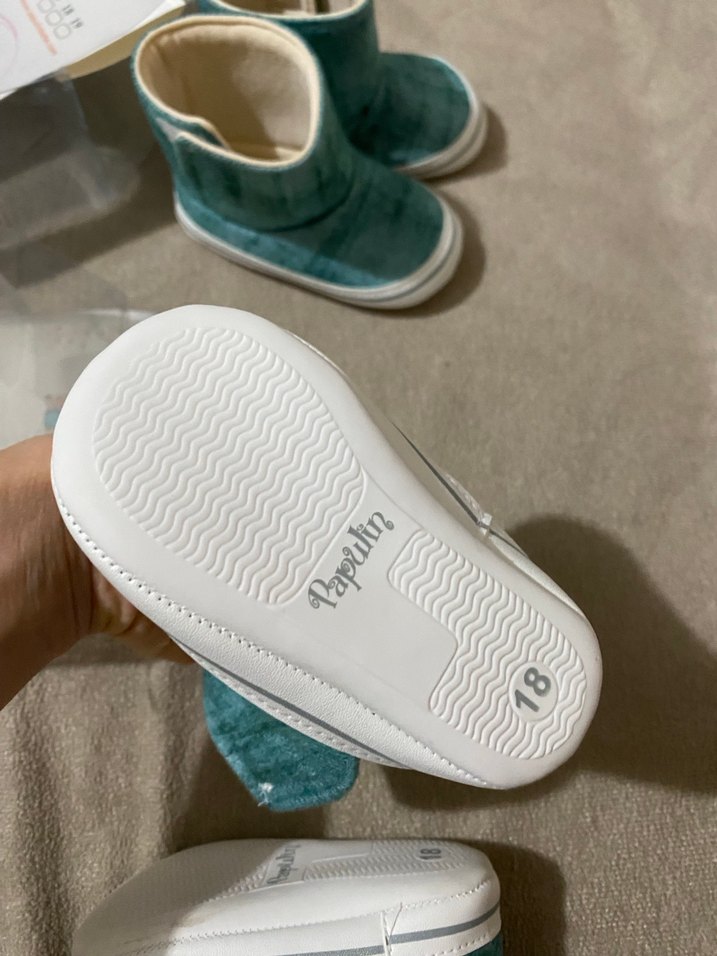 Turkuaz Erkek Bebek Botları ılk adım ayakkabısı - Görsel 3