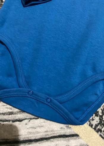 Mavi Uzun Kollu Bebek Body - Görsel 2