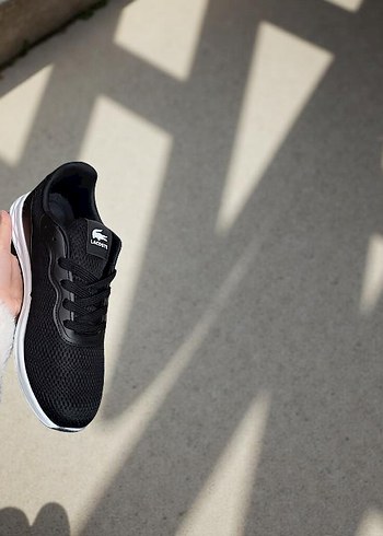 40 Beden Lacoste Erkek Siyah Spor Ayakkabı