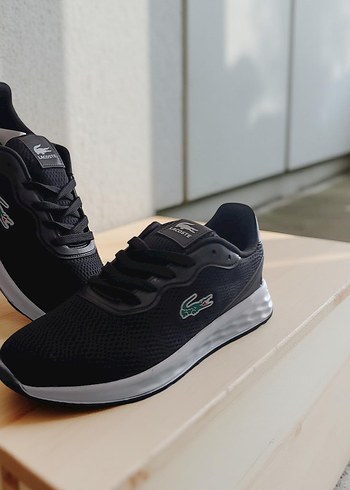 Lacoste Erkek Siyah Bağcıklı Spor Ayakkabı